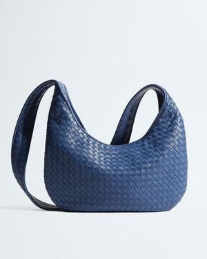 Bottega Veneta Veneto Medium Shoulder Bag - Blue