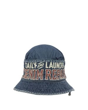 Kapital "Laundry" Bucket Hat - Blue