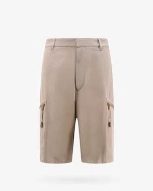 Dior Zip Pockets Shorts - Natural
