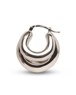 Panconesi Huggies Blow Up Earrings - Metallic