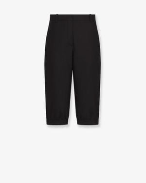 Dior Virgin Wool And Silk Grain De Poudre Bermuda Shorts - Black