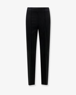 Rohe Cigarette Leg Stretch Viscose Trousers - Black