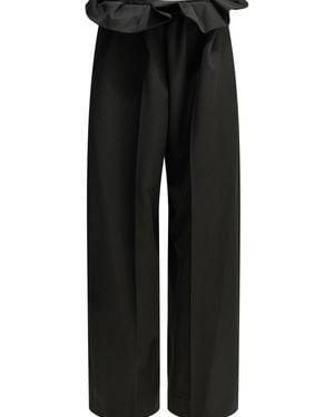 KHAITE "Kira" Tailored Trousers - Black