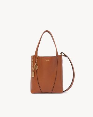 Chloé "Spin" Small Handbag - Brown