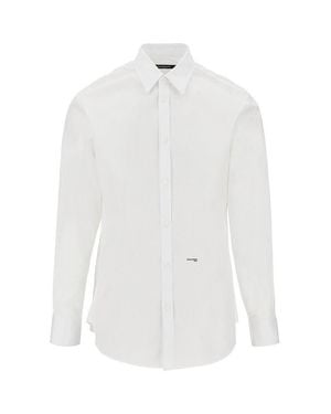 DSquared² Stretch Cotton Shirt - White