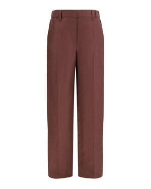 Brunello Cucinelli Wide-Leg Trousers - Purple