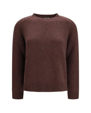 Loro Piana Parksville Cashmere Crewneck Jumper - Brown