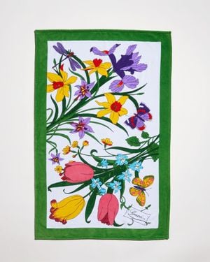 Gucci Cotton Beach Towel - Green
