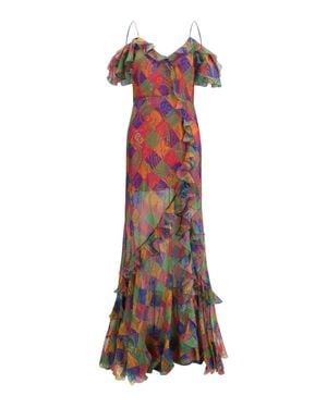 Etro Long Silk Dress - Multicolor