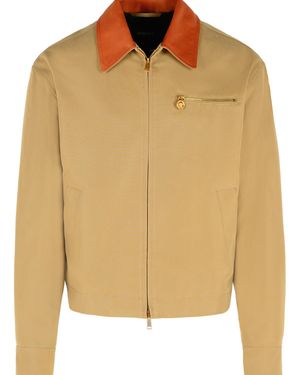 Versace Cotton Jacket - Natural