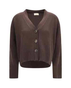 Verybusy Cashmere V-Neck Cardigan Coffee - Brown