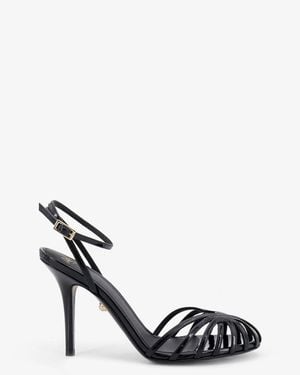 ALEVI Blake 95 Patent Leather Sandals - Metallic