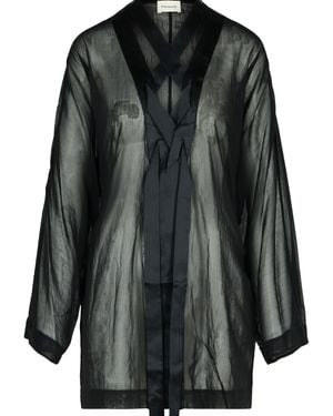 KHAITE 'Mehna' Cotton Blend Dress - Black