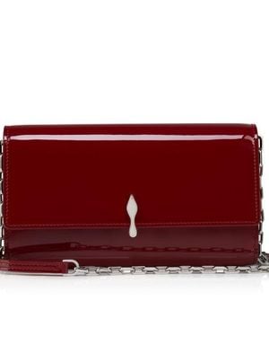 Christian Louboutin Bettina Wallet On Chain - Red