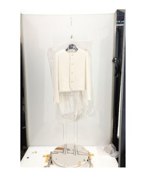 Celine Jacket Icone Cashmere (Capra Hircus) - White