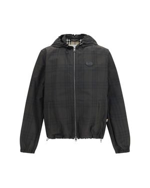 Burberry Tickhill Jacket Sand Ip Check - Black