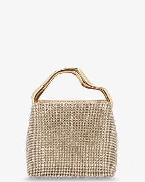 Cult Gaia Mini Handbag Solene Crystal - Natural