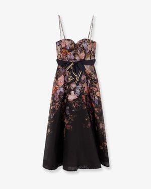 Zimmermann Valiant Corset Picnic Dress - White