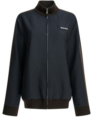 Miu Miu Bomber Jacket - Black