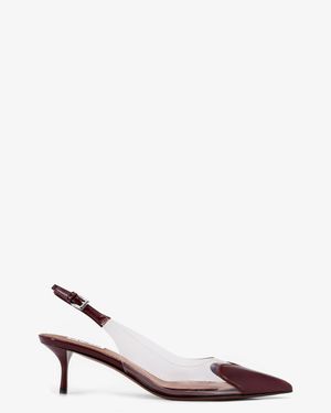 Alaïa Le Coeur Pvc And Leather Slingback Decollete - Multicolour
