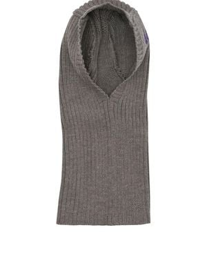 Needles Merino Wool Balaclava - Grey