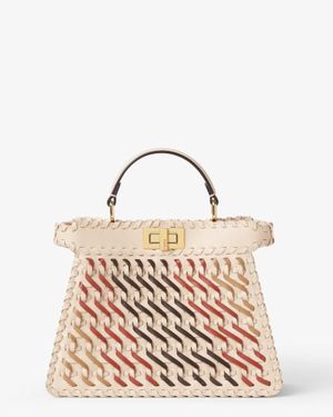 Fendi "Peekaboo Iseeu" Crossbody Bag - Pink