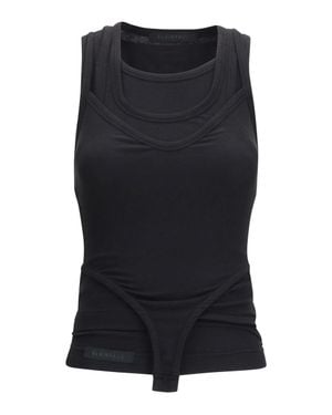 ALAINPAUL Tank Top Multi-Layer - Black