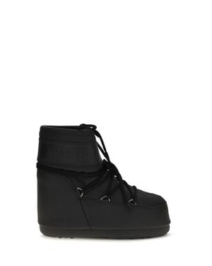 Moon Boot Icon Low Rubber Boots - Black