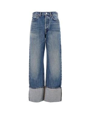 Agolde Cotton Denim 'Liberty' Jeans - Blue
