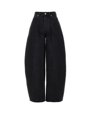 Jacquemus Ovalo Denim Pants - Black