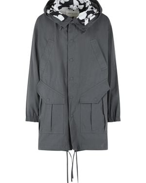 Dries Van Noten 'Voxer' Cotton Parka - Gray