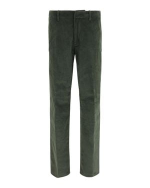 Etro Roma Stretch Cotton Corduroy Trousers - Green