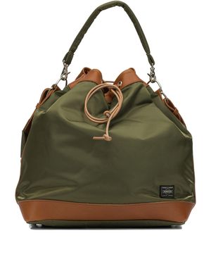 PORTER-YOSHIDA & CO Porter-Yoshida & Co String Medium Shoulder Bag - Green