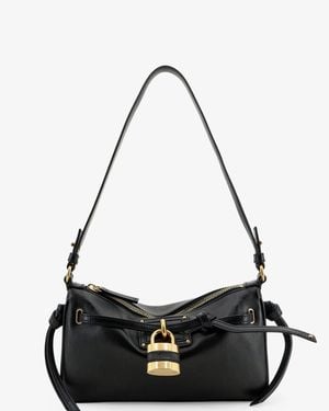 Chloé Paddington Sling Leather Shoulder Bag - Black