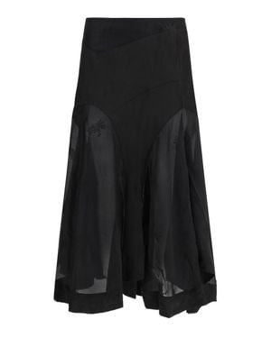 Our Legacy Petti Skirt Noir Bloom Ethereal Veil - Black