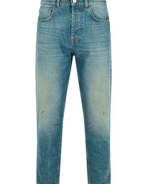 AMISH Light Cotton Jeans - Blue