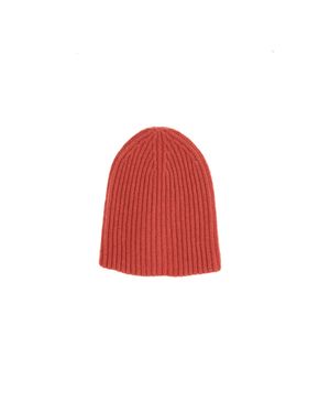Umit Benan Murray Cashmere Beanie - Red