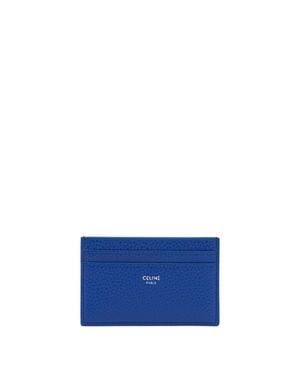 Celine Triomphe Cards Holder - Blue