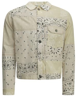 Kapital Bandana Patchwork Jacket - Grey