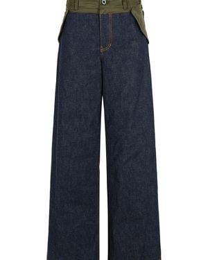 Sacai Cotton Jeans - Blue