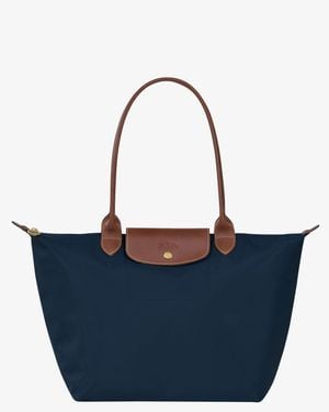 Longchamp Le Pliage Original Large Nylon Shoulder Bag - Blue