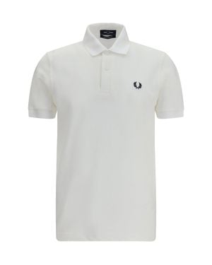 Fred Perry M3 Cotton Piqué Polo - White