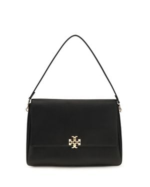 Tory Burch Shoulder Bag Charlie Large Leather - Black