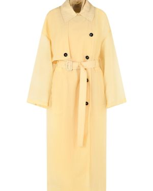 Sportmax Two Piece 'Fata' Trench Coat - Yellow
