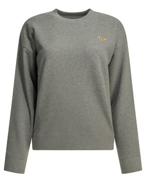 Maison Kitsuné Baby Fox Crew-Neck Sweatshirt - Grey
