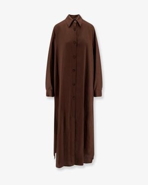 Hevò Chemisier Dress - Brown