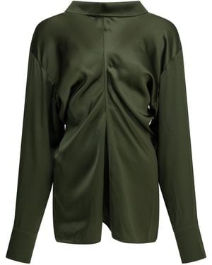 TOTEME Slouch Blouse Dark - Green