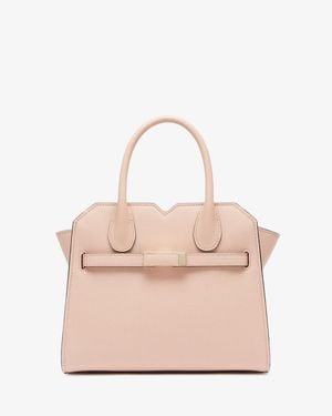 Valextra "Milano" Crossbody Bag Mini - Pink