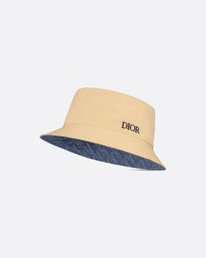 Dior Oblique Reversible Bucket Hat - White