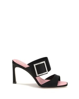 Roger Vivier Trompette Mules Sandals - White